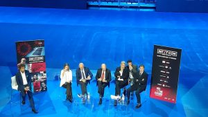 Un momento della conferenza stampa di presentazione dell'edizione 2019 delle Next Gen ATP Finals.