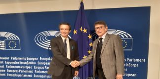 Il Governatore Fontana ha incontrato a Bruxelles il presidente dell'Europarlamento Sassoli.