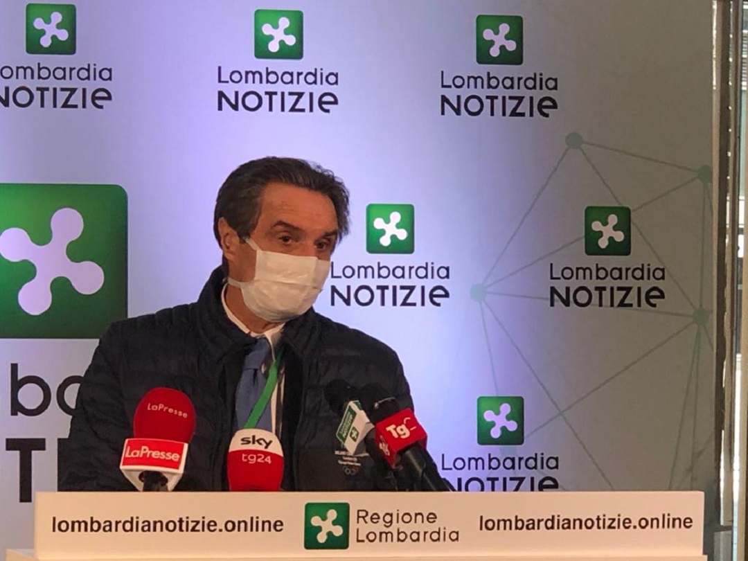 Coronavirus, Fontana a ministro Boccia: Lombardia ha reagito prontamente, Governo ha sottovalutato