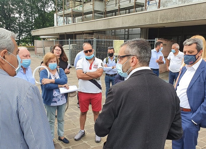 Bolognini visita cantiere per riqualificazioni case popolari Gratosoglio