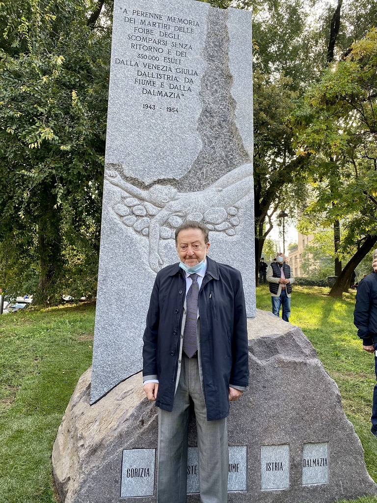 Iaugurazione monumento martiri foibe a Milano