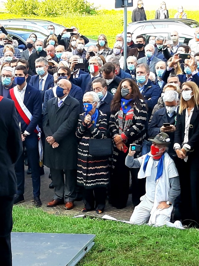 Iaugurazione monumento martiri foibe a Milano