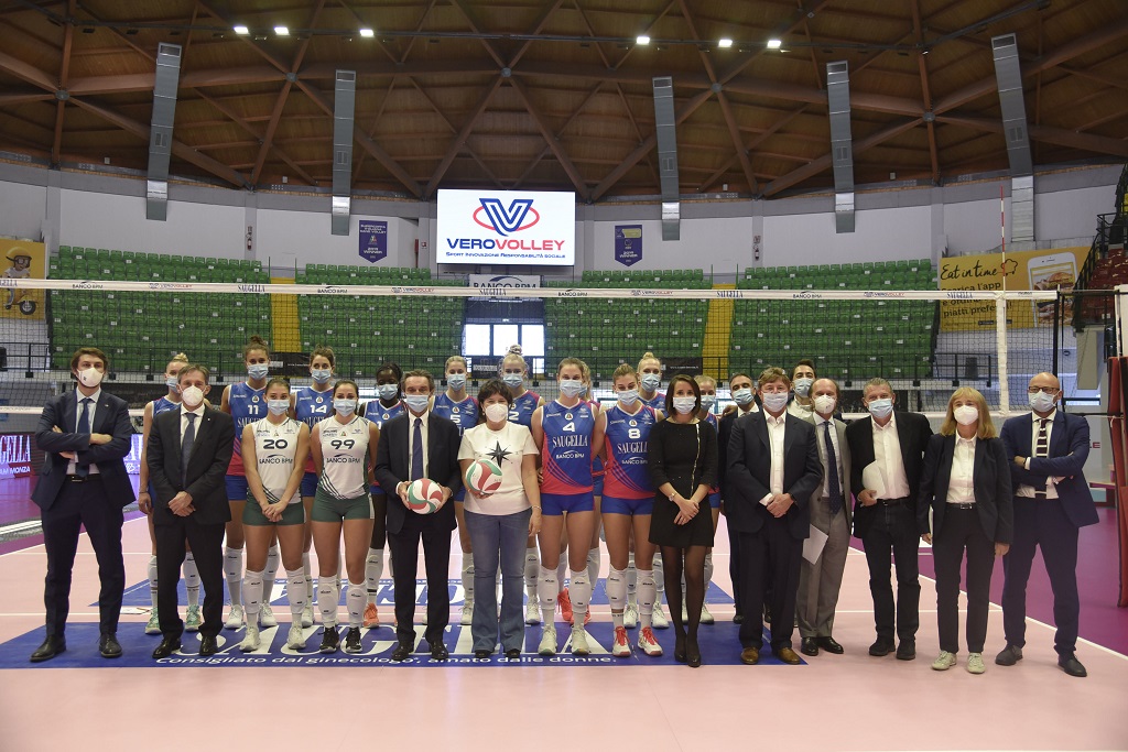 Presidente Fontana alla Vero Volley Monza