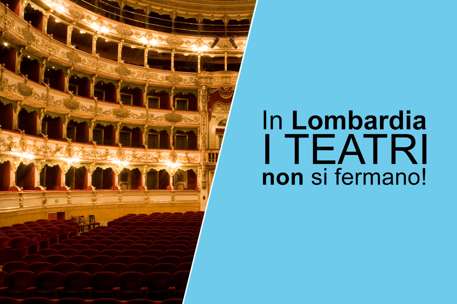 In Lombardia i teatri non si fermano. Eventi in streaming su sito Regione