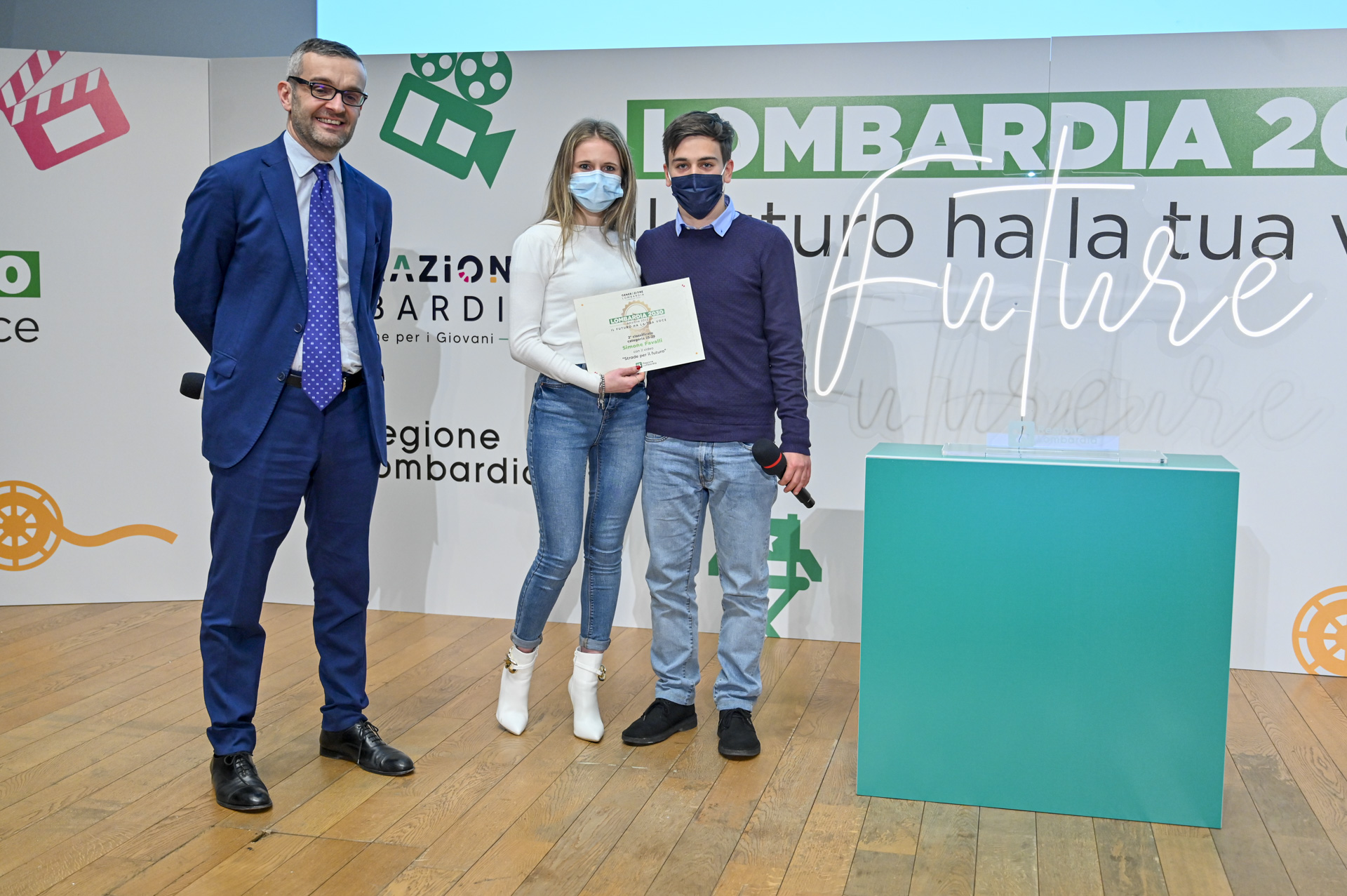 Lombardia 2030, i premiati categoria del concorso 25/29 anni.