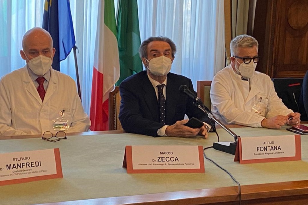 Il presidente Fontana illustra l'operazione dall'Ucraina per accogliere i primi piccoli pazienti oncologici