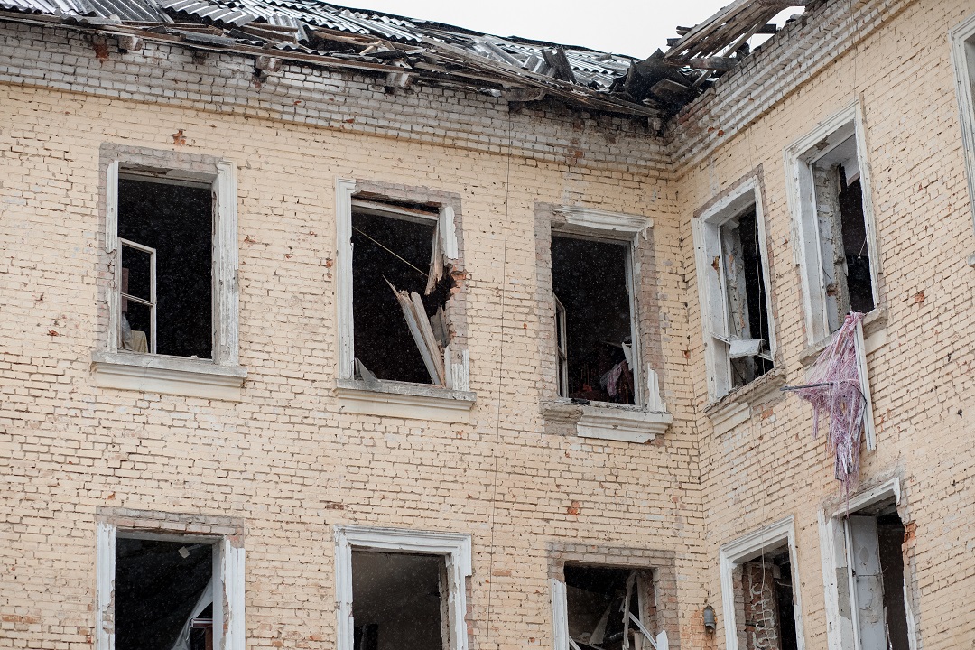 Ucraina bombe su Ospedale malati oncologici
