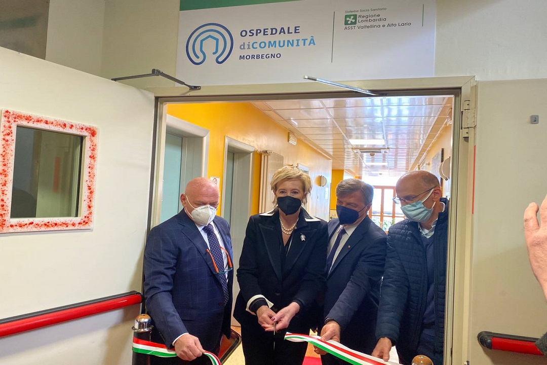 Letizia Moratti ha inaugurato l'Ospedale di Comunità di Morbegno