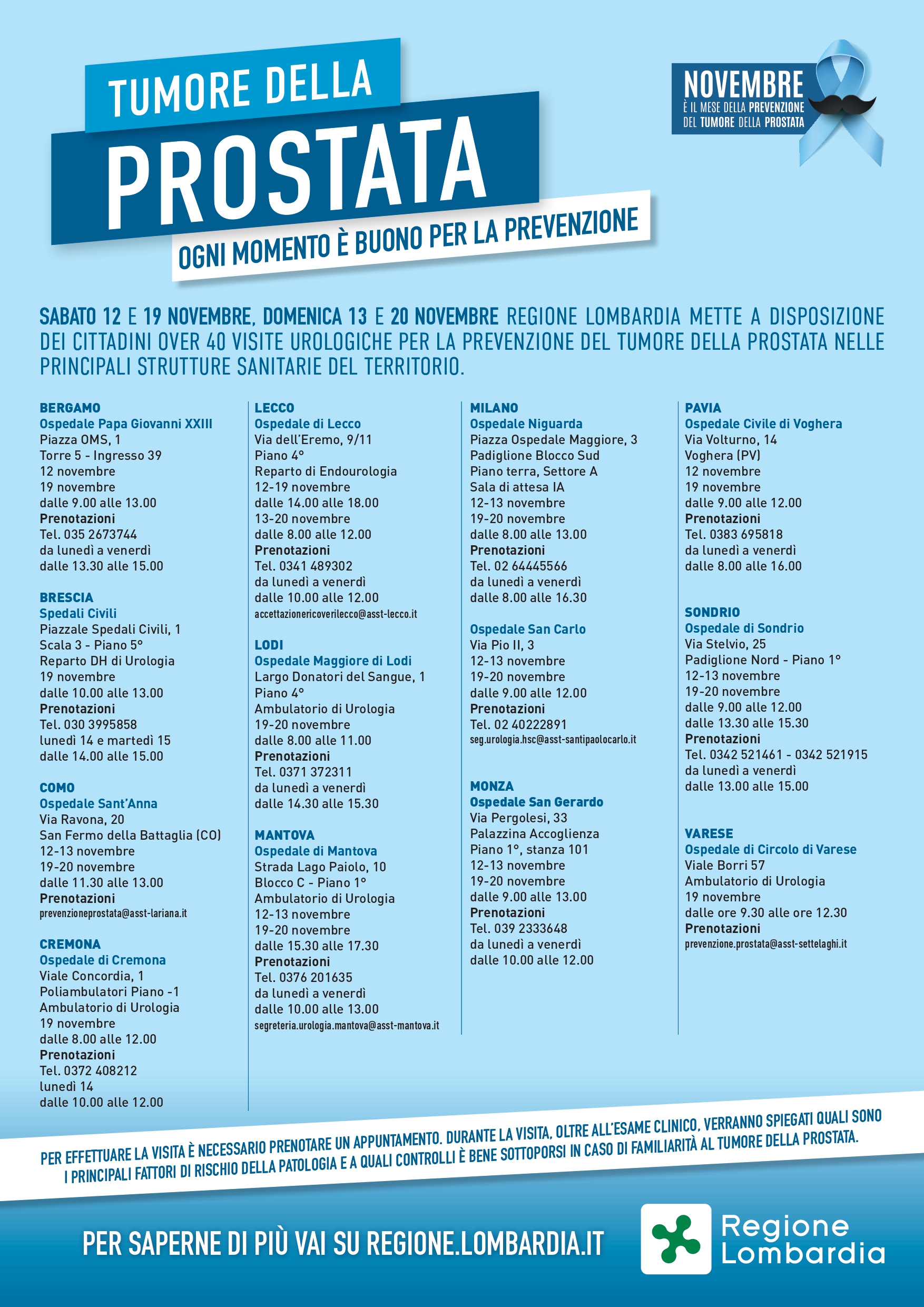 prevenzione tumore prostata