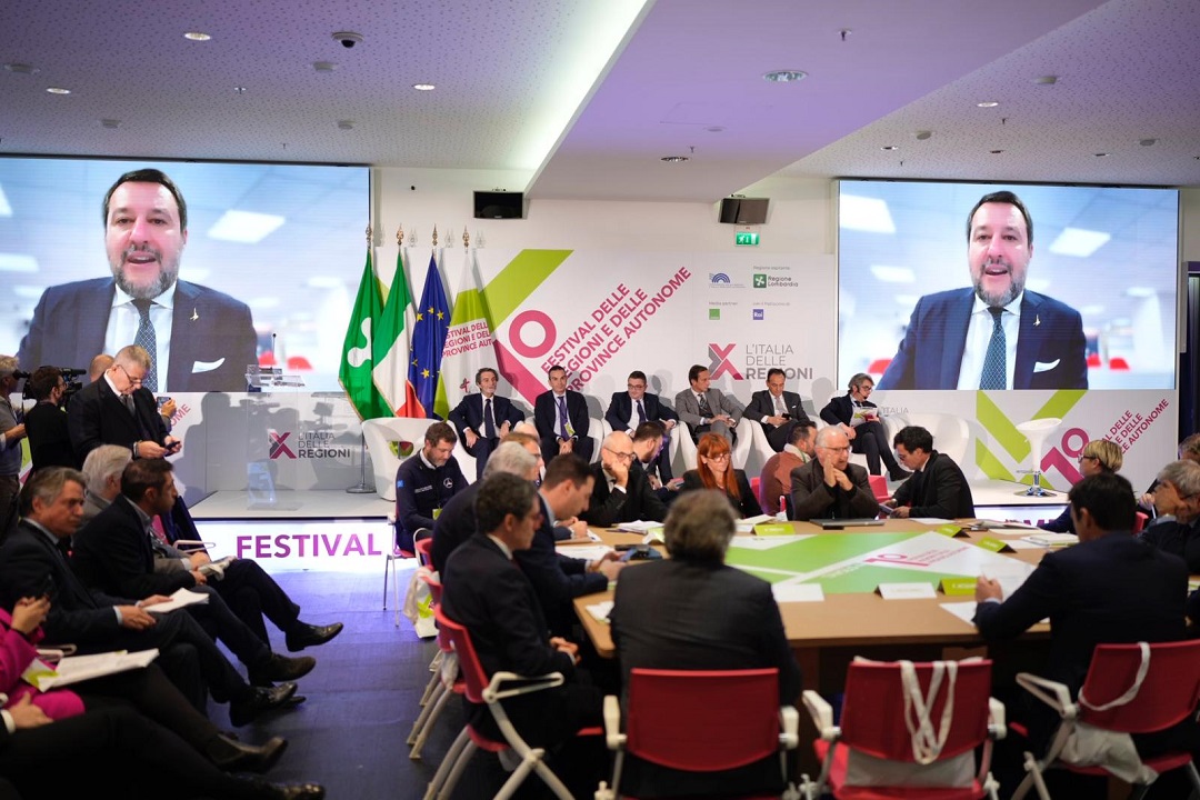 Italia delle Regioni intervento Salvini