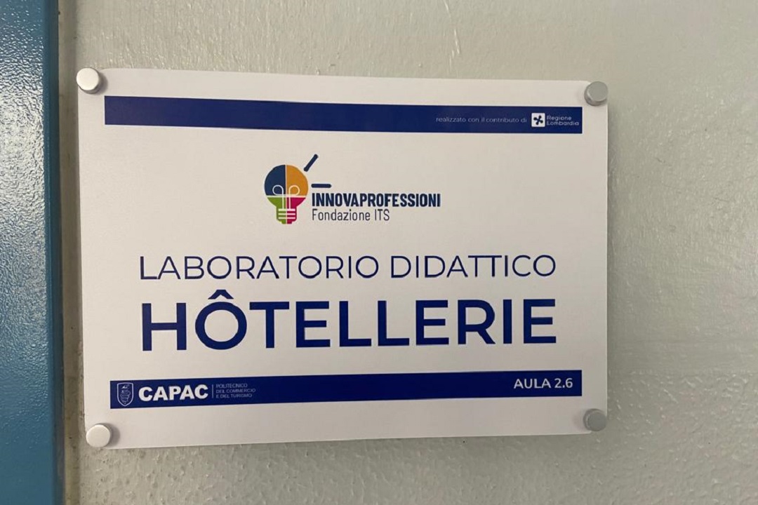 Inaugurato a Milano laboratorio hotellerie Its Academy Innovaprofessioni