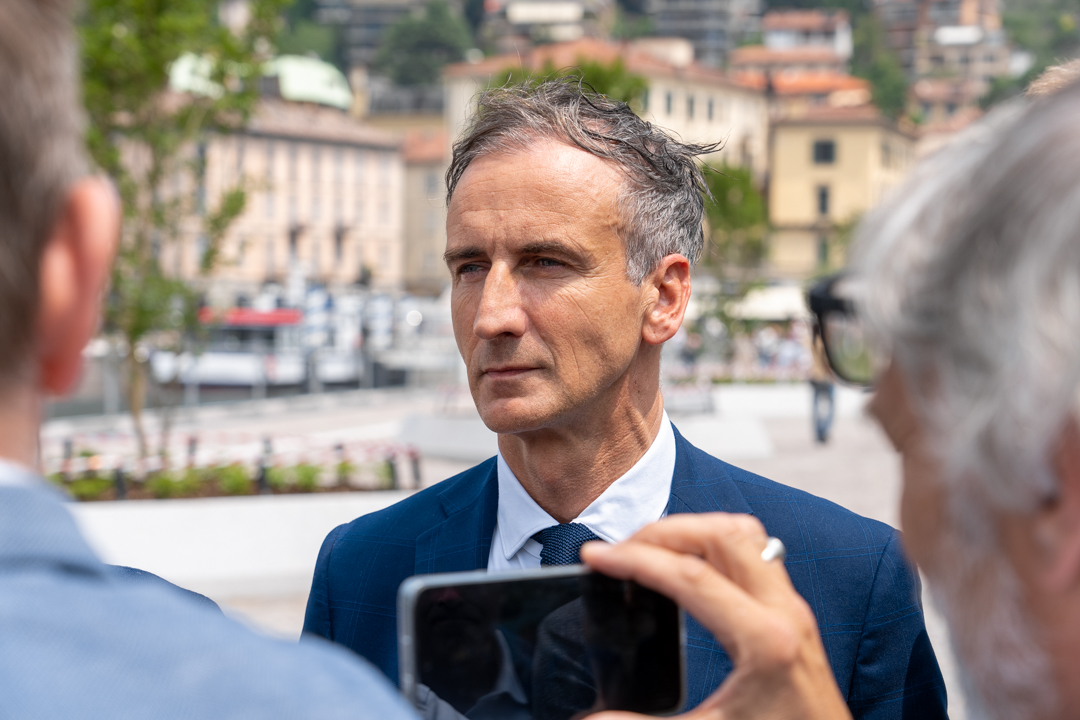 lungolago Como inaugurato - Fermi