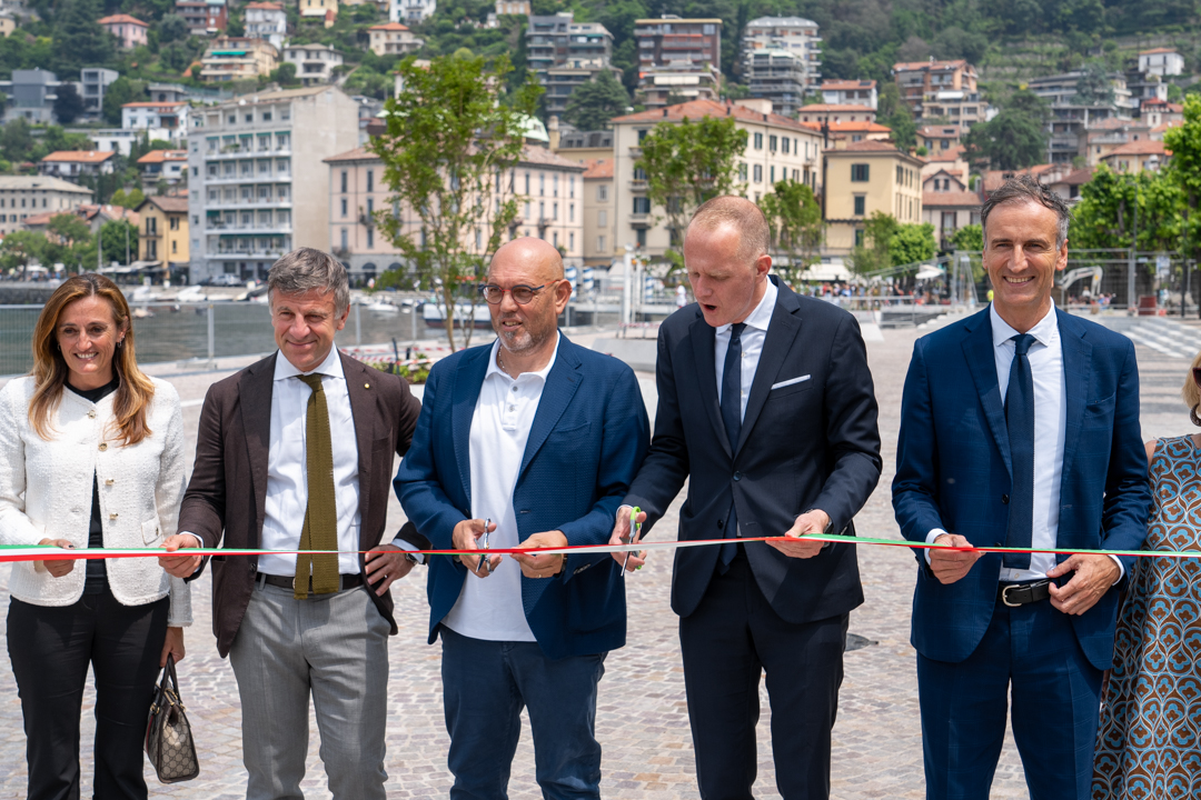 lungolago Como inaugurato