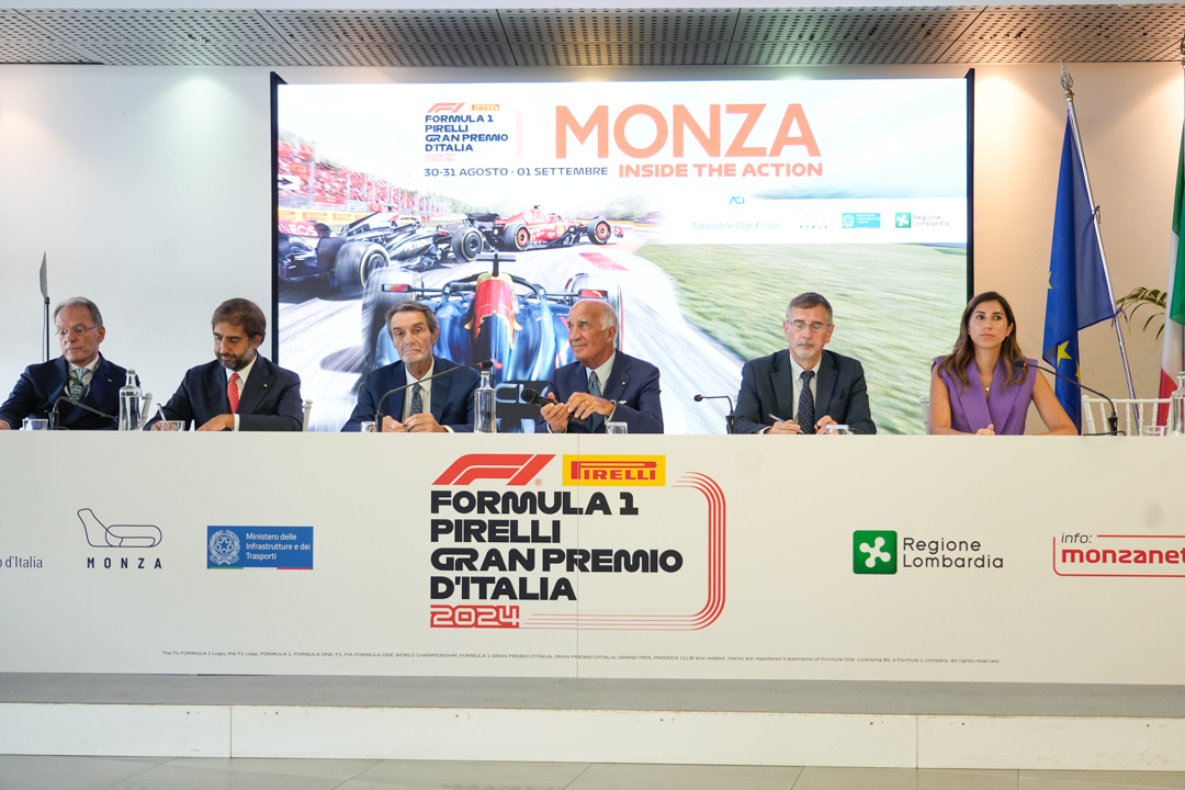 tavolo relatori presentazione gran premio di monza