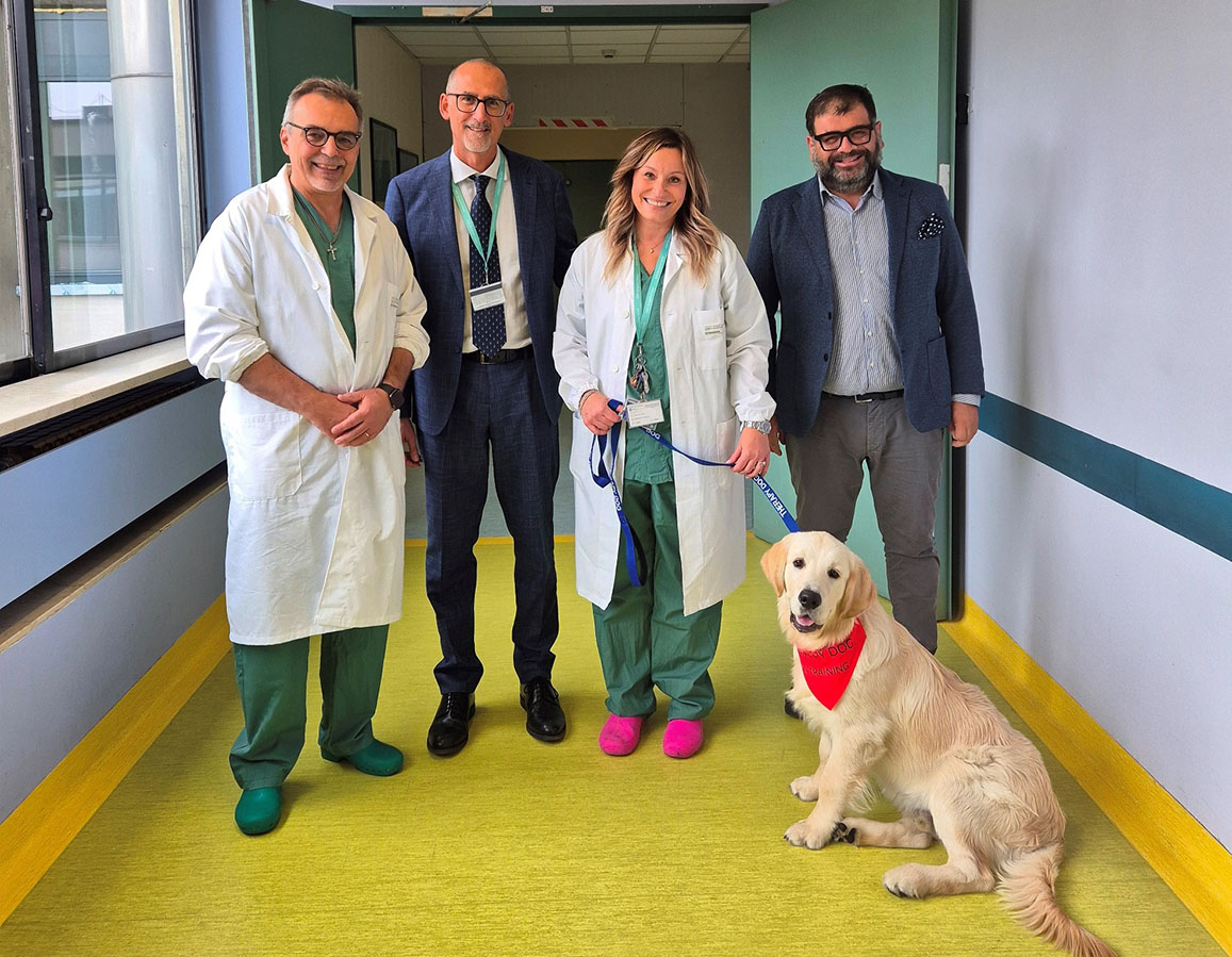 cane in ospedale