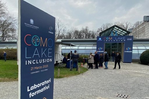 L'assessore regionale Elena Lucchini a Villa Erba di Cernobbio in occasione di 'Comolake inclusion'