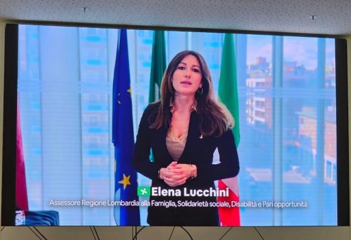 L’intervento dell’assessore regionale alla Disabilità Elena Lucchini al convegno 'Assistenza in cure palliative: familiari e caregiver tra diritti e doveri' svolto a Palazzo Lombardia