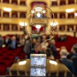 Un'immagine del Teatro alla Scala durante il premio Lombardia è Ricerca 2025