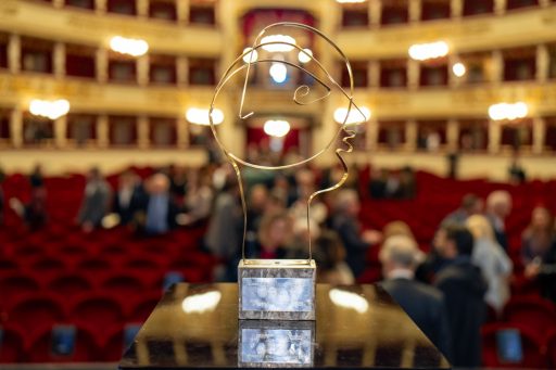 Un'immagine del Teatro alla Scala durante il premio Lombardia è Ricerca 2025