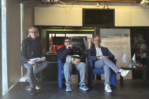 Gli assessori Giorgio Maione e Alessandro Beduschi all'assemblea 2025 di Condifesa a Brescia
