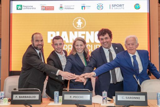 La 'Pianengo spring cup',  giunta alla 41esima edizione,  presentata a Palazzo Lombardia, con il sottosegretario alla Presidenza con delega a Sport e Giovani Federica Picchi ed i rappresentanti della società sportiva Cremonese. 