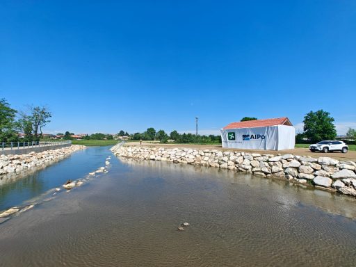 Inaugurata la vasca di laminazione sul fiume Olona a Canegrate