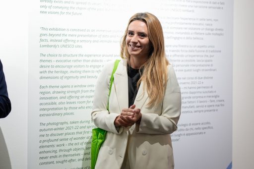 L’assessore regionale alla Cultura, Francesca Caruso, promotrice del bando ‘Avviso Unico 2025’ che ha visto finanziamenti per progetti di tutte le province della Lombardia