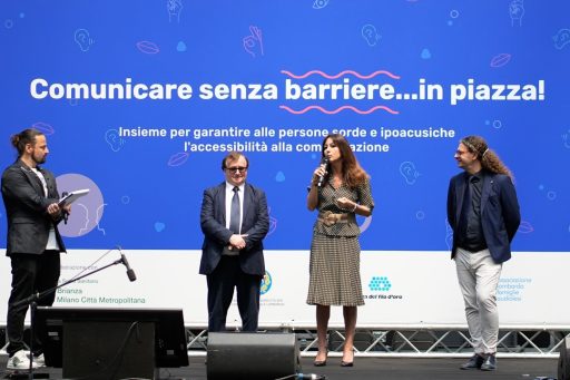 Intervento di Elena Lucchini a evento comunicare senza barriere