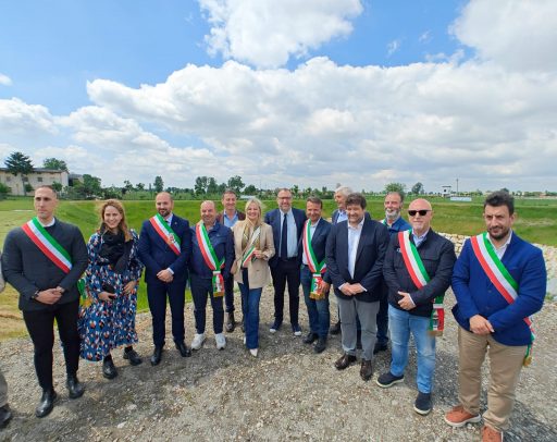 A travagliato (Brescia), inaugurata la nuova vasca di laminazione