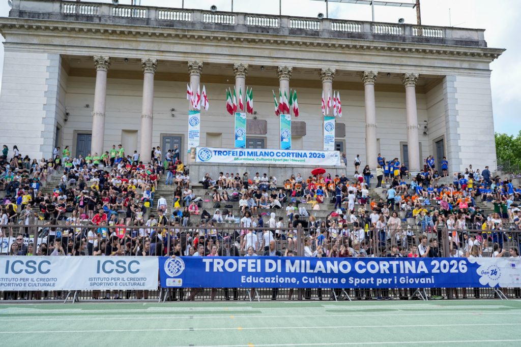 Il presidente della Regione Lombardia, Attilio Fontana, è intervenuto alle finali della 62° edizione dei 'Trofei di Milano Cortina 2026'