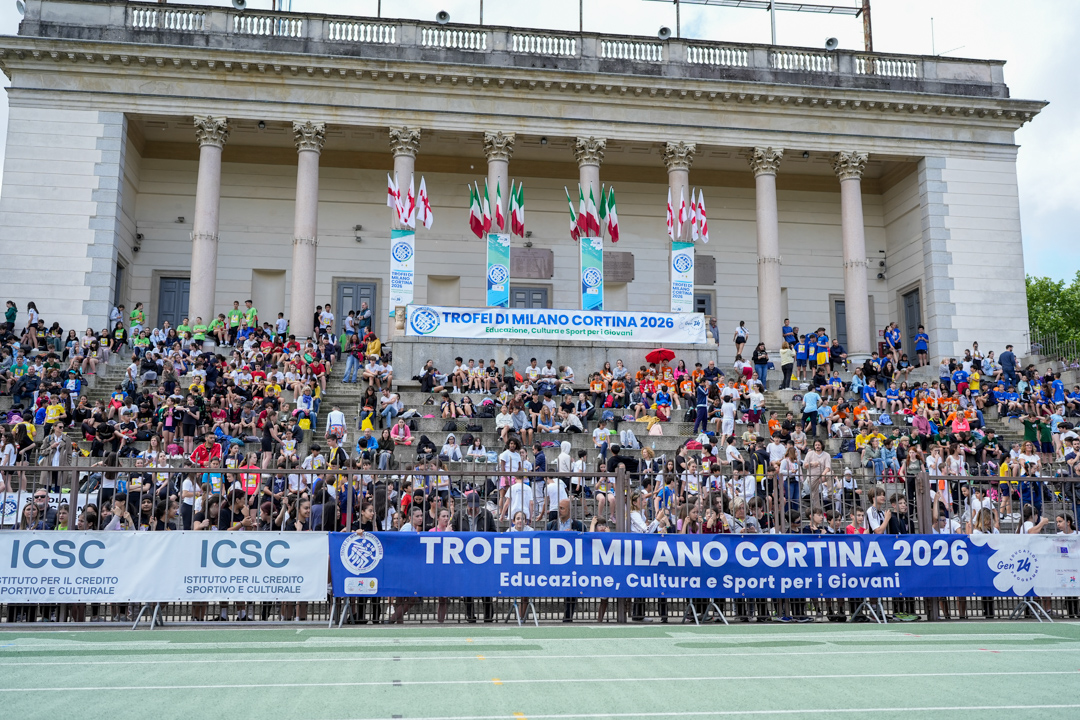 Il presidente della Regione Lombardia, Attilio Fontana, è intervenuto alle finali della 62° edizione dei 'Trofei di Milano Cortina 2026'