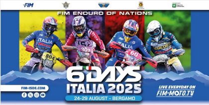 La '6 giorni di enduro 2025' ,per la terza volta, nella sua storia quasi centenaria, si svolge a Bergamo dal 24 al 29 agosto: attesi 700 piloti