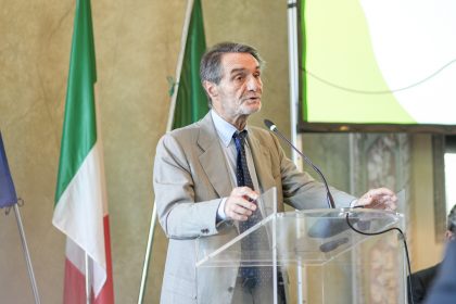 Il presidente di Regione Lombardia, Attilio Fontana, è intervenuto durante l'ottava tappa del tour istituzionale 'Lombardia Protagonista. Qui Puoi' che ha visto protagonista il distretto Legno-Arredo di Monza e Brianza