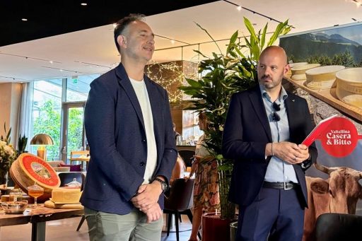 L'intervento dell'assessore Beduschi all'evento 'La montagna in un assaggio' con protagonisti Bitto e Valtellina Casera