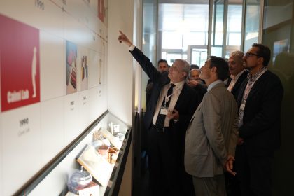 Il presidente di Regione Lombardia, Attilio Fontana, e l'assessore allo Sviluppo economico, Guido Guidesi, hanno visitato la Caimi Brevetti Spa a margine dell'ottava tappa del tour istituzionale 'Lombardia Protagonista. Qui Puoi' ha visto protagonista il distretto Legno-Arredo di Monza e Brianza