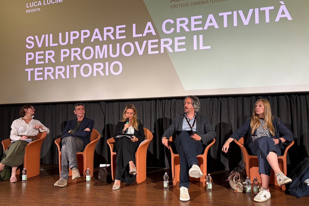 L’assessore regionale Francesca Caruso alla presentazione del bando Sviluppo e preproduzione 2025 al Milano Film Fest