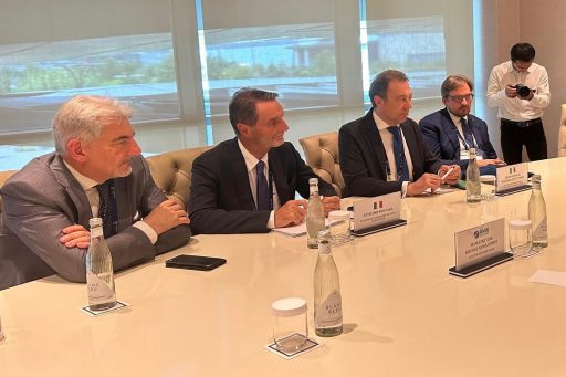 Fontana Guidesi e Cattaneo al tavolo della missione di Regione Lombardia in Uzbekistan