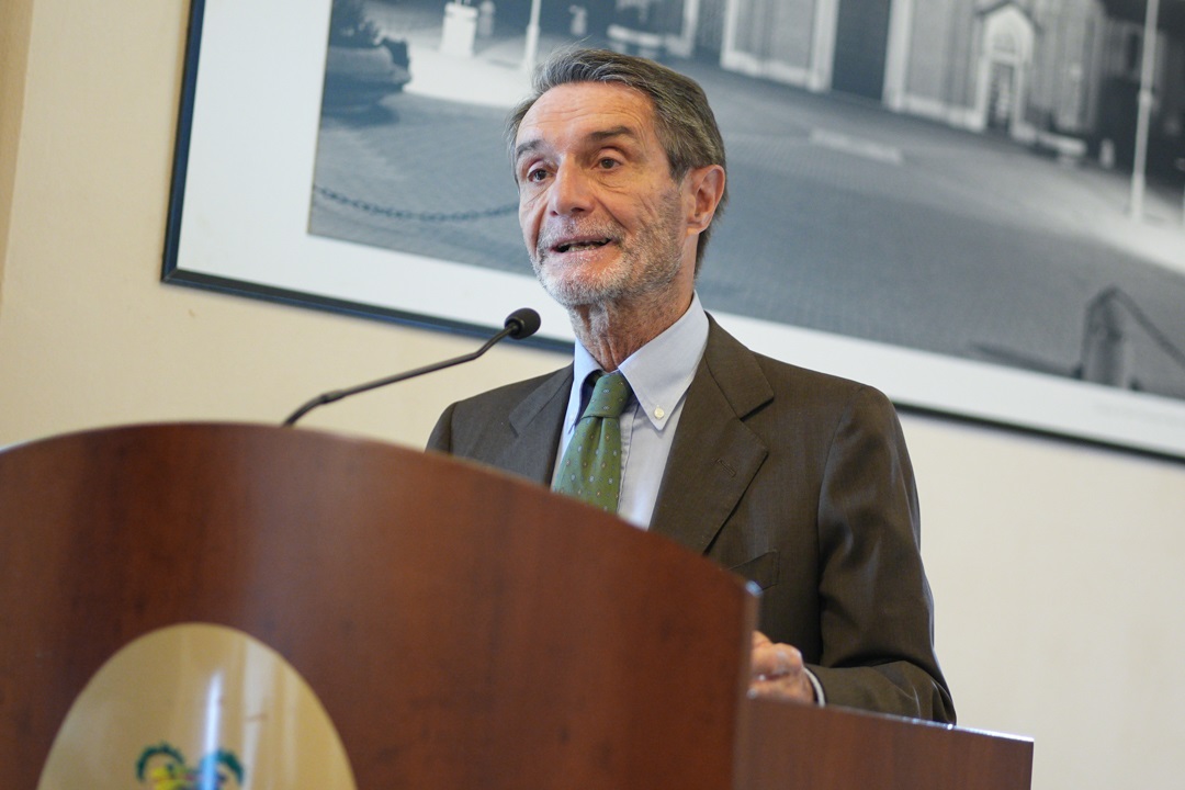 Il presidente della Regione Lombardia, Attilio Fontana, in foto, è intervenuto al seminario a Varese sulle dipendenze giovanili