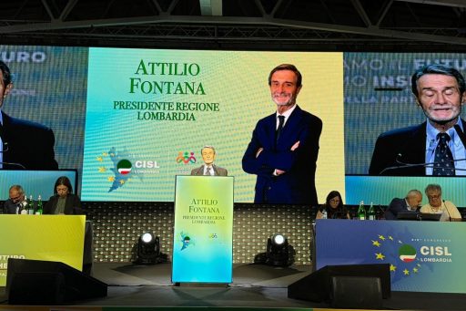 L'intervento del presidente Attilio Fontana al 14° Congresso CISL Lombardia 