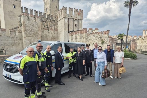 pullman protezione civile sirmione la russa