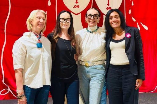 L'assessore Mazzali con gli altri ospiti alla presentazione dell'evento Cieffe4Women, in occasione dell'evento a Soncino contro la violenza sulle donne