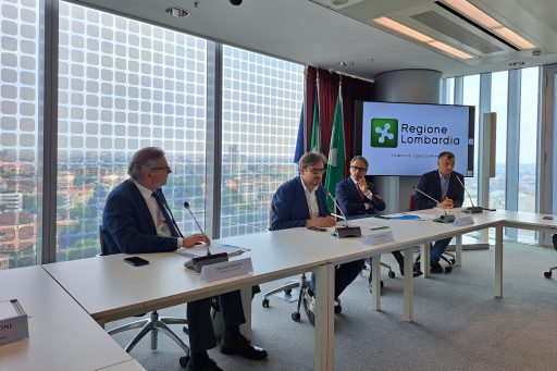 L'assessore regionale Guido Guidesi ha partecipato a Palazzo Lombardia alla presentazione dei dati relativi all'edilizia nel 2024