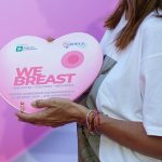 Il logo della serata benefica ‘We Breast’, svoltasi all’ospedale Fatebenefratelli e oftalmico di Milano