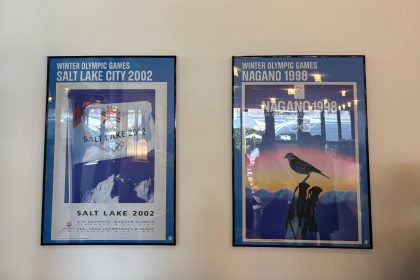 In foto i quadri della mostra ‘Emozioni dei Giochi’ al MAGA di Gallarate (VA)