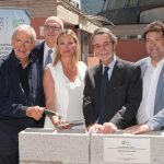 Il presidente della Regione Lombardia, Attilio Fontana, e gli assessori regionali Guido Bertolaso (Welfare), Giorgio Maione (Ambiente e Clima) e Simona Tironi (Istruzione Formazione e Lavoro) partecipano, a Brescia, alla posa della prima pietra del nuovo Polo territoriale di Neuropsichiatria dell’infanzia e dell’adolescenza