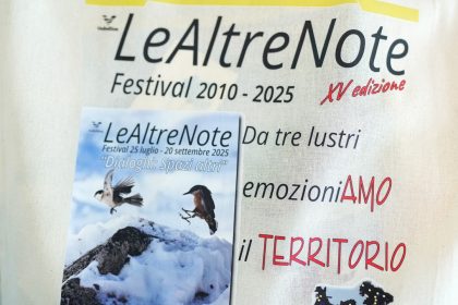 I volantini del Festival 'LeAltreNote 2025'
