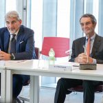 In foto il presidente della Regione Lombardia Attilio Fontana e il sottosegretario alle Relazione internazionale Raffaele Cattaneo: i due hanno commentato la situazione in Iran