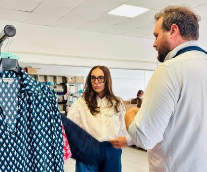 L’assessore regionale alla Moda Barbara Mazzali in visita all’azienda sostenibile milanese Prism