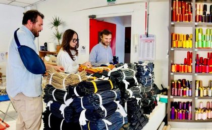 L’assessore regionale alla Moda Barbara Mazzali in visita all’azienda sostenibile milanese Prism