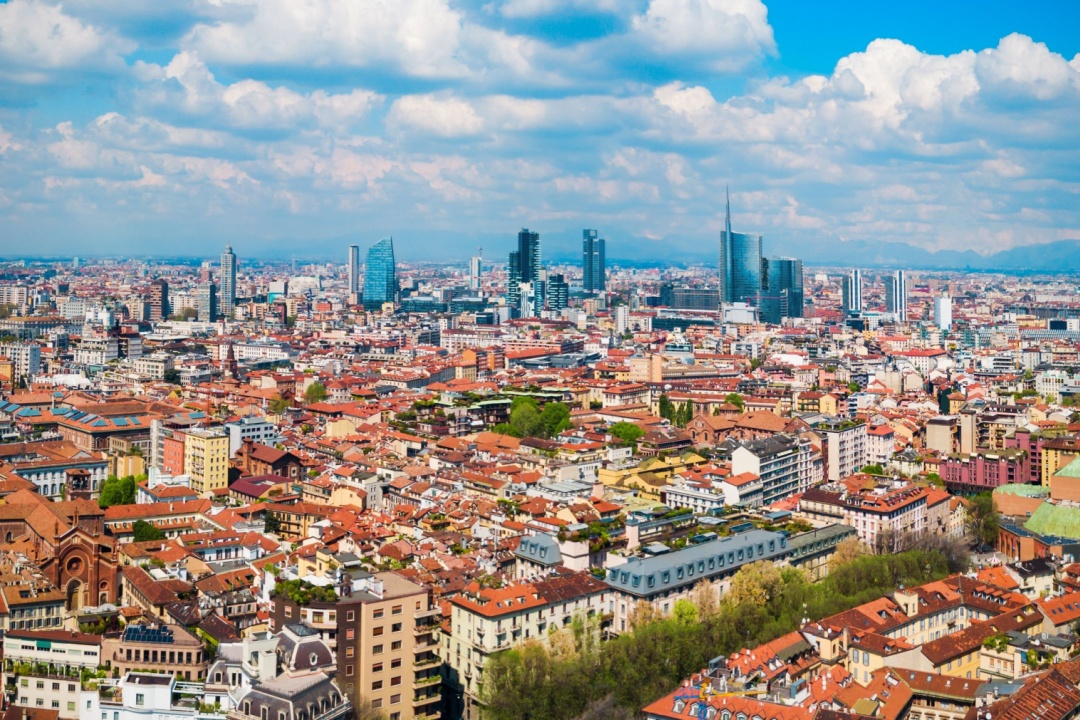A Milano (veduta aerea) nella Caserma Montello sorgerà la nuova sede della Polizia di Stato.